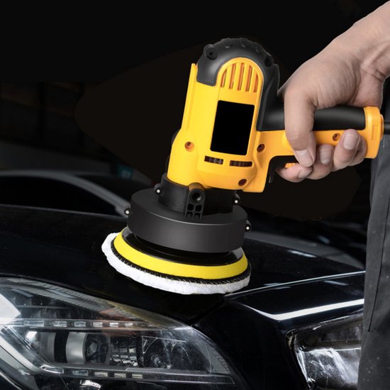 Gtrise Polierer - Polierer Auto - 6 Polierscheiben - 1400W Leistungsstark - Polier - Mit Ebook