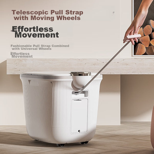 Keshijie Fußmassagegerät K3 – Automatisch mit intelligenter Heizfunktion und Luftkissen – Weiß – 39 x 34 x 35,6 cm