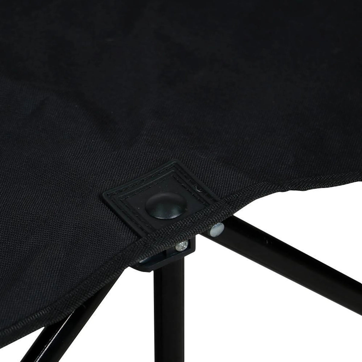Yaheetech Camping Bank faltbar 4-Personen - 184 x 49 x 82,5 cm - Ausgestattet mit 600D Oxford-Gewebe und Tragetasche und 2 Aufbewahrungsfächer - Für Camping und Sport-Turniere - Schwarz Metall
