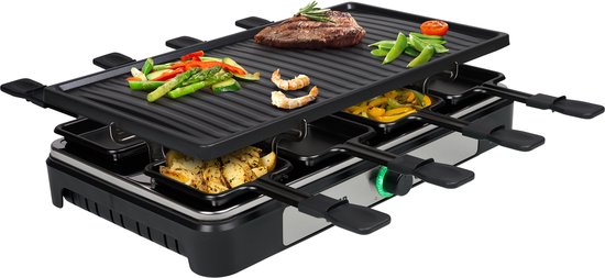 Tristar Gourmet Set - RA-2746 - 1400W - Griddle 8 Personen - Inkl. 8 Pfannen - PFAS-frei