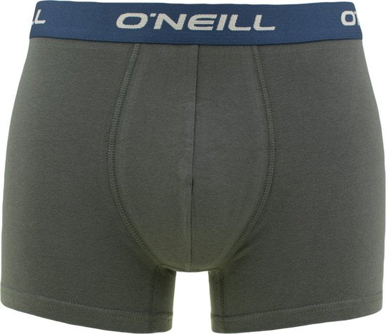O'Neill Herren 3P Boxershorts ikat & einfarbig grün - Größe S