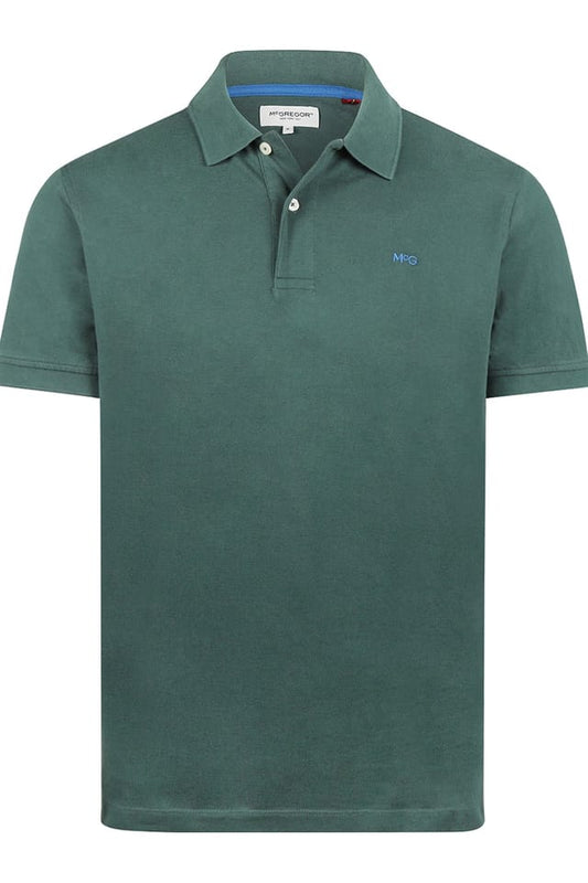 McGregor Klassisches Poloshirt für Herren – Dunkelgrün – Größe XL