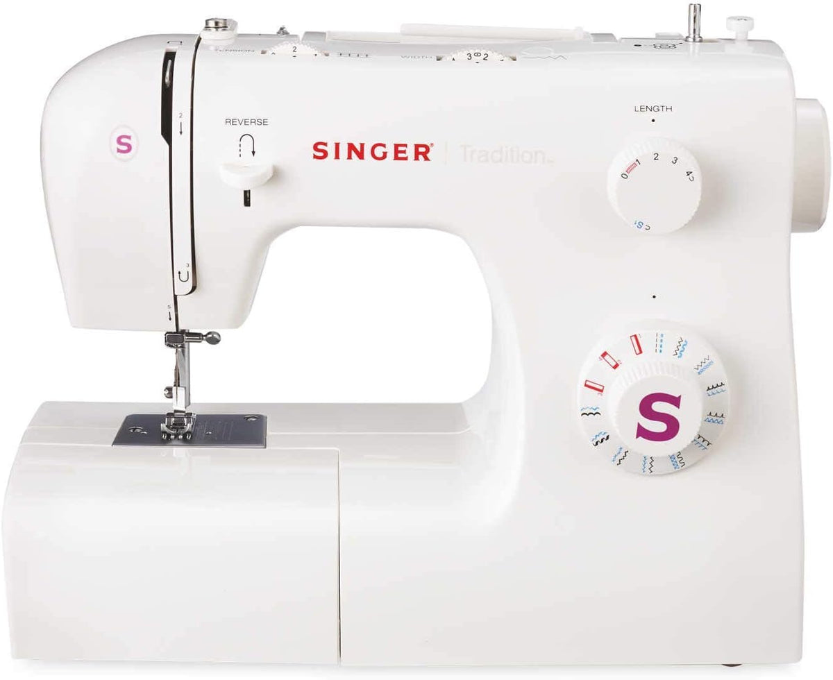 Singer Tradition 2263 Nähmaschine – 23 Stichprogramme – 44,8 x 22,4 x 36 cm – 85 W – Weiß