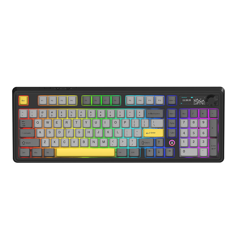 AJAZZ AK980 V2 mechanische Tastatur – Starry Night Gray