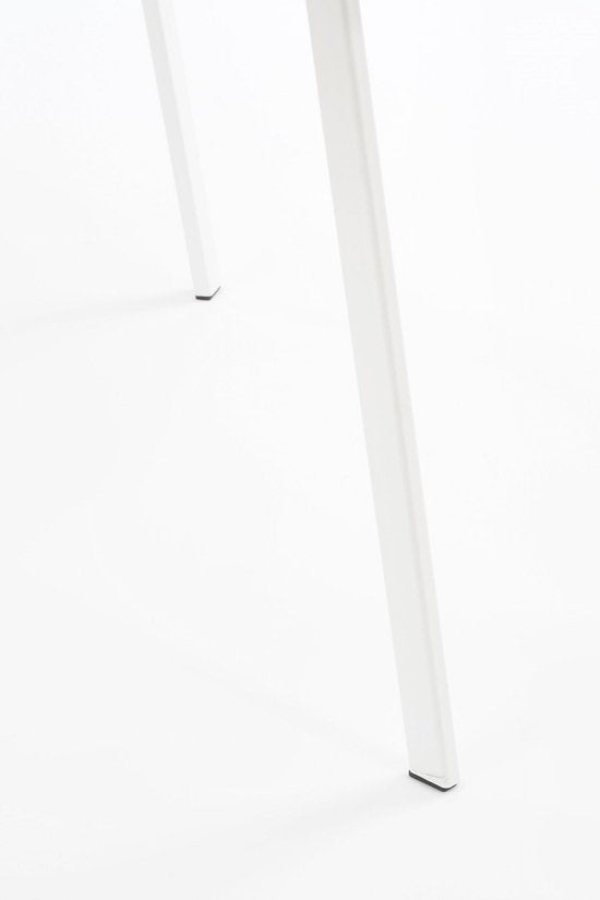 Mica Decorations Seatle Outdoor Beistelltisch - H38 x Ø58 cm - Metall - Weiß