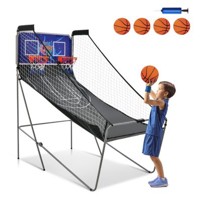 Coast Basketball-Wurfmaschine – Elektronische Anzeigetafel – 4 Bälle – Arcade