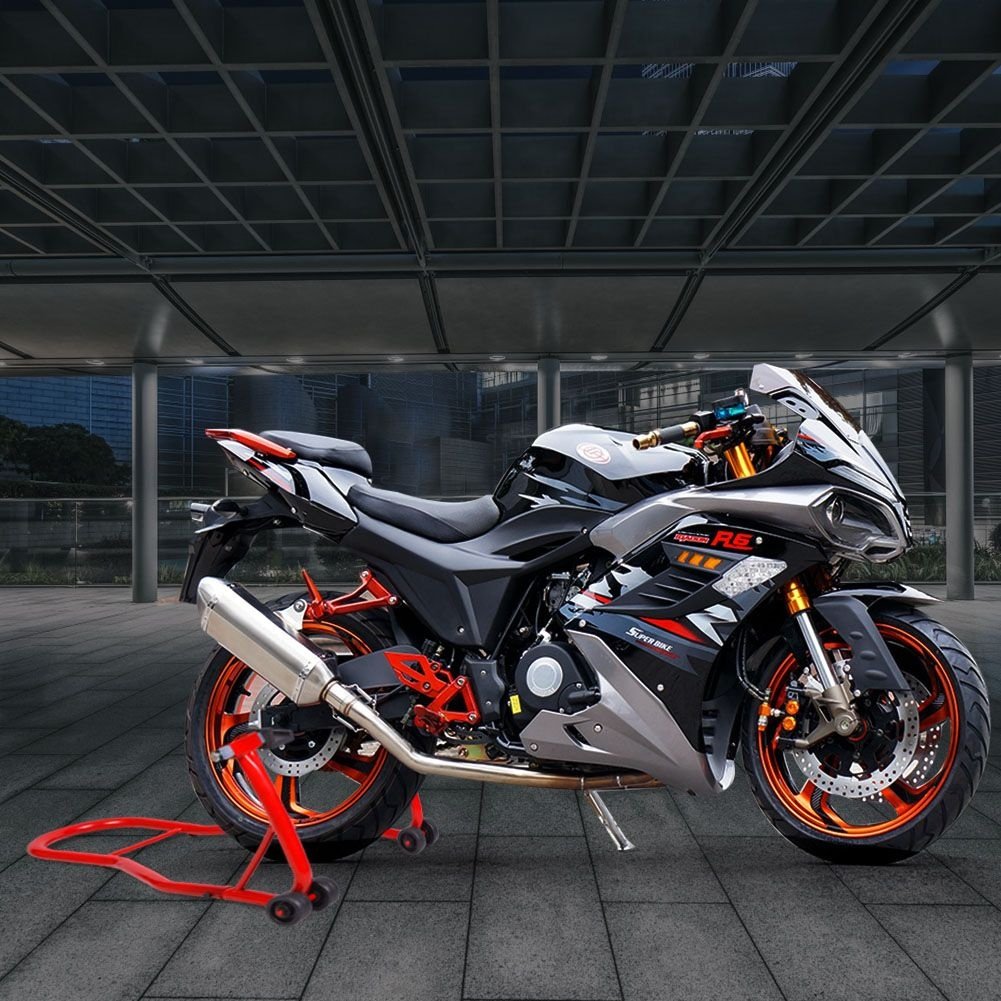 Coast Motorrad-Reparaturständer - Hinterrad - Rot