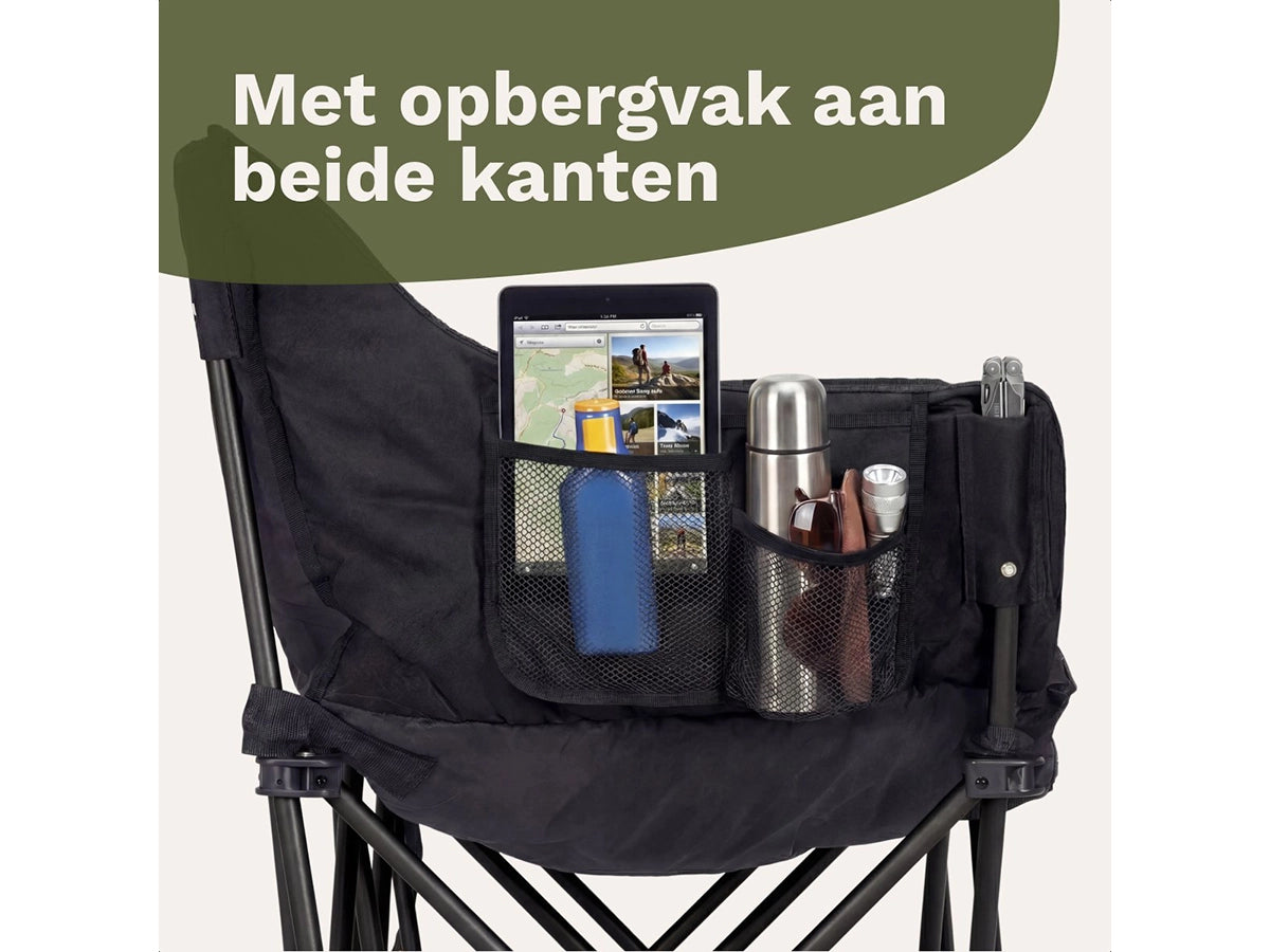 Trvlmore Campingbank - 118 x 64 x 93 cm - 2 Personen - Premium Komfort - Aluminiumrahmen
