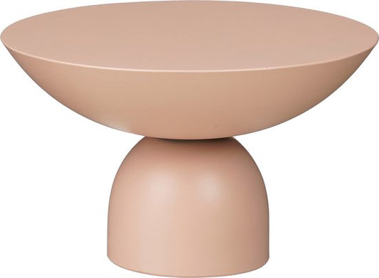 Mica Decorations Celise Beistelltisch - H28 x Ø47 cm - Metall - Hellrosa