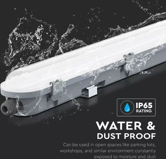 V-tac VT-120036 LED-Leuchtstoffröhre 120cm - 36W - 6400K - 4320 Lumen - IP65