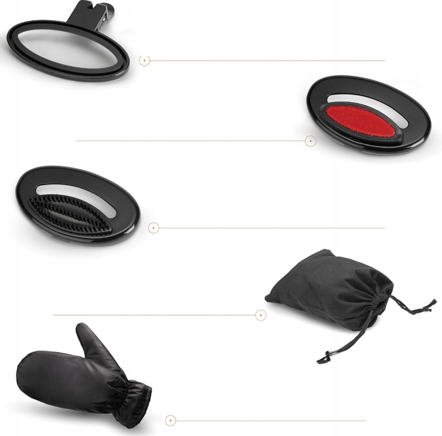 LEBENLANG Bügeleisen mit Dampffunktion 1500 W - 3 Einstellungen - 100 ml Wassertank - 0,7 kg - schwarz - kompakte Maße 23 x 10 x 12 cm