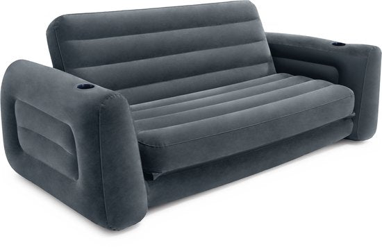 Intex Pull-Out Sofa – aufklappbares aufblasbares Sofa – 231 x 203 x 66 cm