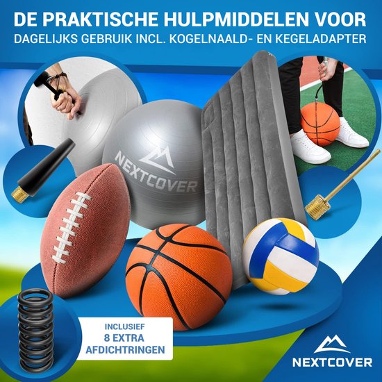 Nextcover® Profi-Fahrradventil-Adapter-Set [15-teilig] I Passend für alle Ventile I Adapter für französisches Ventil für Fahrradpumpe & Kompressor I Fahrradventil-Adapter I Ventil-Adapter I Autoventil I Fahrradventil