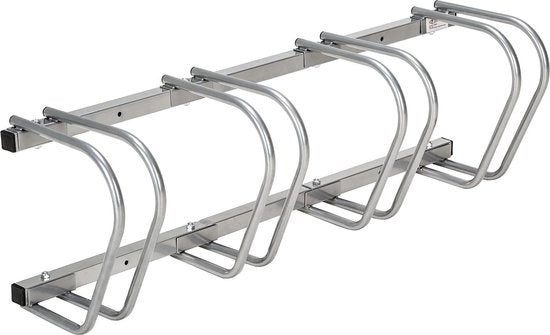 tectake - Fahrradständer 4 Fahrräder - Fahrradständer - Stahl - stabil - 402378