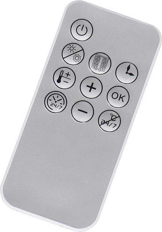 Tristar KA-5070 Keramikheizkörper – 2000 W – Wandmontage – Mit Fernbedienung und LED-Anzeige – Timer und Wochentimer – Weiß – Sichere und effiziente Heizung mit Überhitzungsschutz