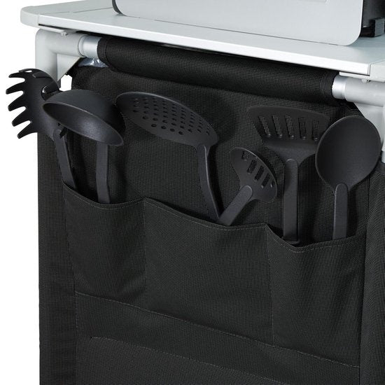 tectake - Campingküche 76x53,5x107cm schwarz - 403346
