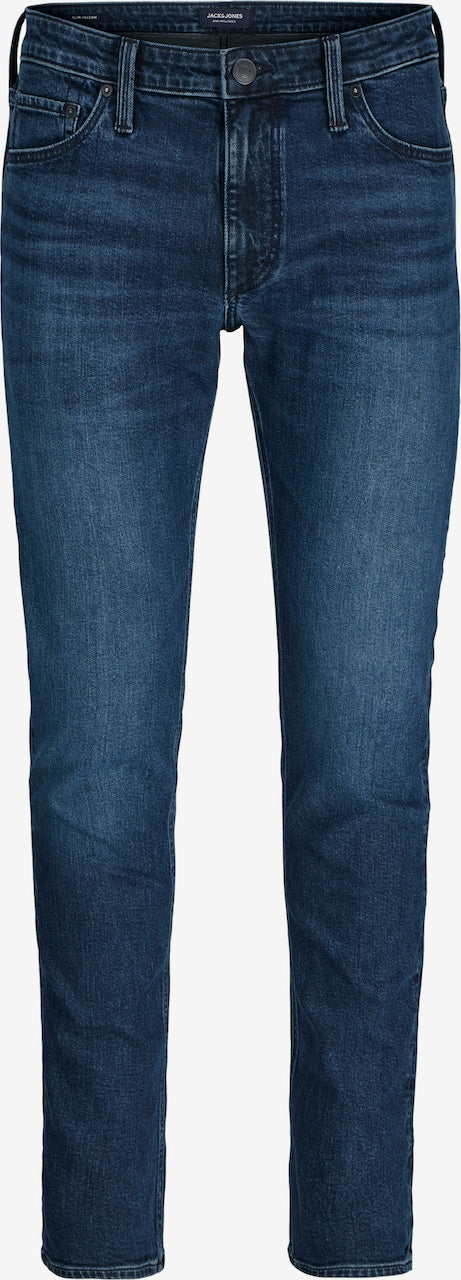 JACK & JONES Slimfit Jeans JJIGLENN JJEVAN Blau Denim W29-L34