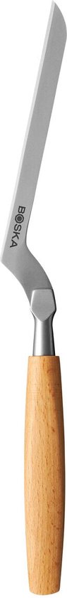 Boska Käsemesserset Amigo - Käsemesser - 3er-Set - Für jede Käsesorte - Antihaftbeschichtung - Ergonomisch - Edelstahl und Buchenholz