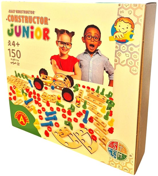Alexander Toys Constructor Junior – Bausätze zum Selberbauen – 150 Teile