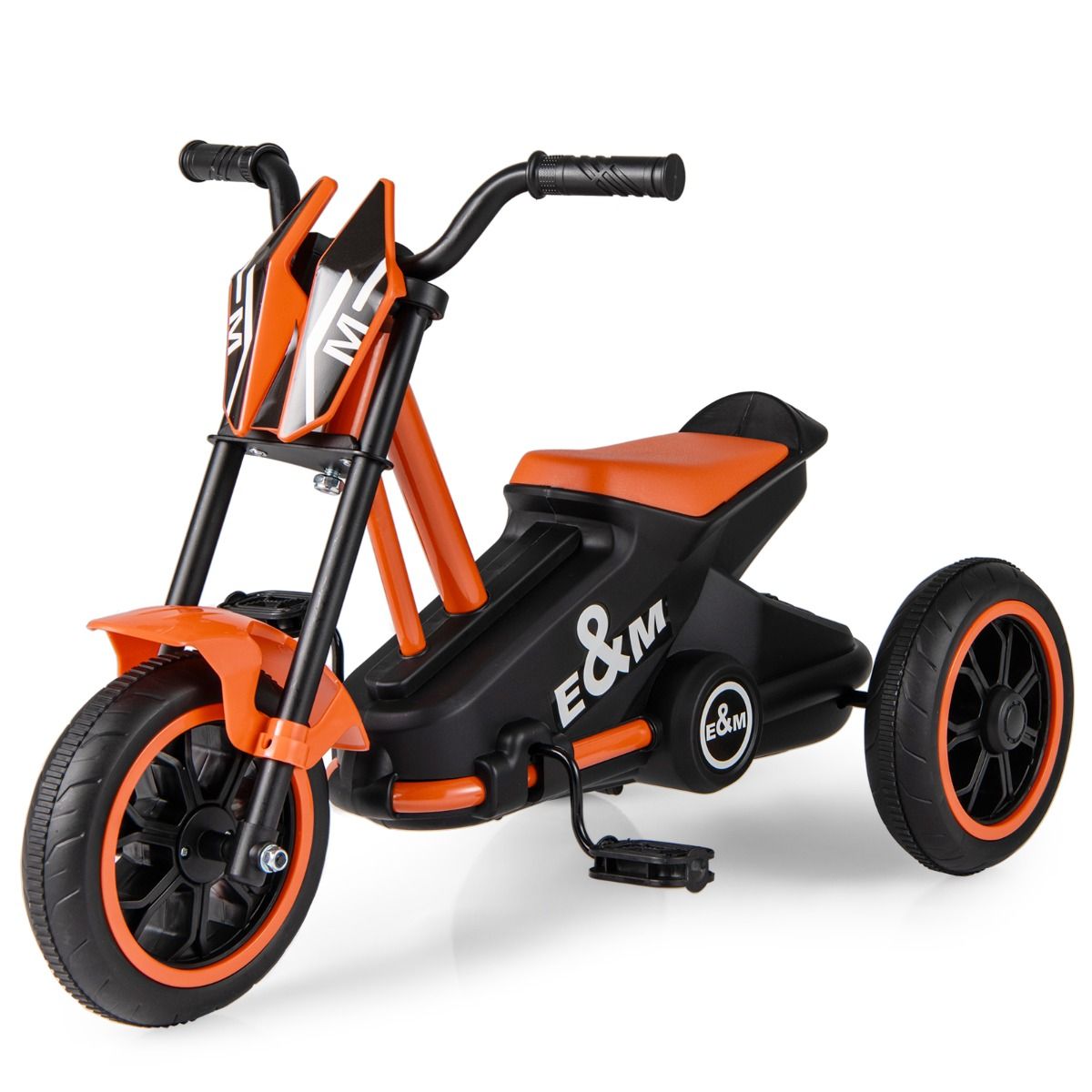 Coast Kinderdreirad – stabiler Dreiecksrahmen – Lenkbegrenzer – orange