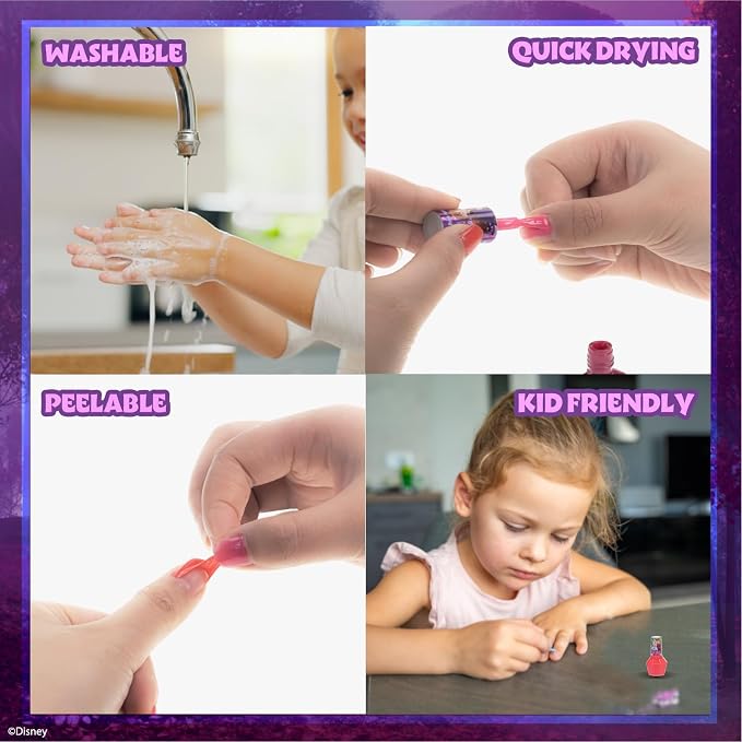 Townley Girl Disney Frozen Nagellack-Set für Kinder – 15 Farben – Peel-Off – Ab 3 Jahren