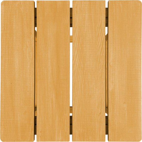 AXI Tess Beistelltisch Braun – Kleiner Gartentisch aus Holz – Quadratisch – 40,5 x 40,5 x 46 cm – 100 % FSC-zertifiziertes Hemlock-Holz – Für Garten, Terrasse und Balkon