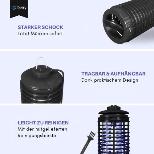 Tenify - Anti-Insektenlampe - Aufhängbar - Elektrisch - Indoor & Outdoor