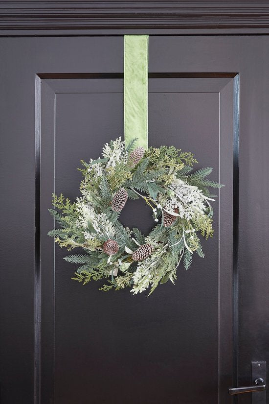 House of Seasons Alva Weihnachtskranz - Ø40 cm - Grün