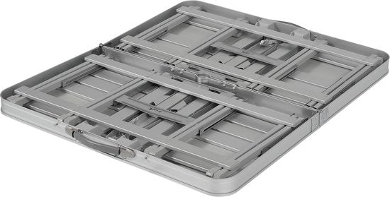 Campart Campingtisch TA-0875 – Picknicktisch-Set für 4 Personen – Zusammenklappbarer und leicht zu transportierender Picknicktisch – Wetterfest – Weiß