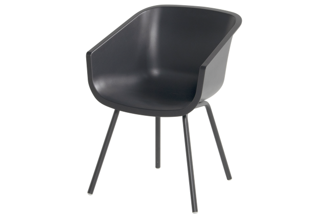 Hartman Amalia Gartenstuhl – stapelbar – Aluminium & Kunststoff – Anthrazit