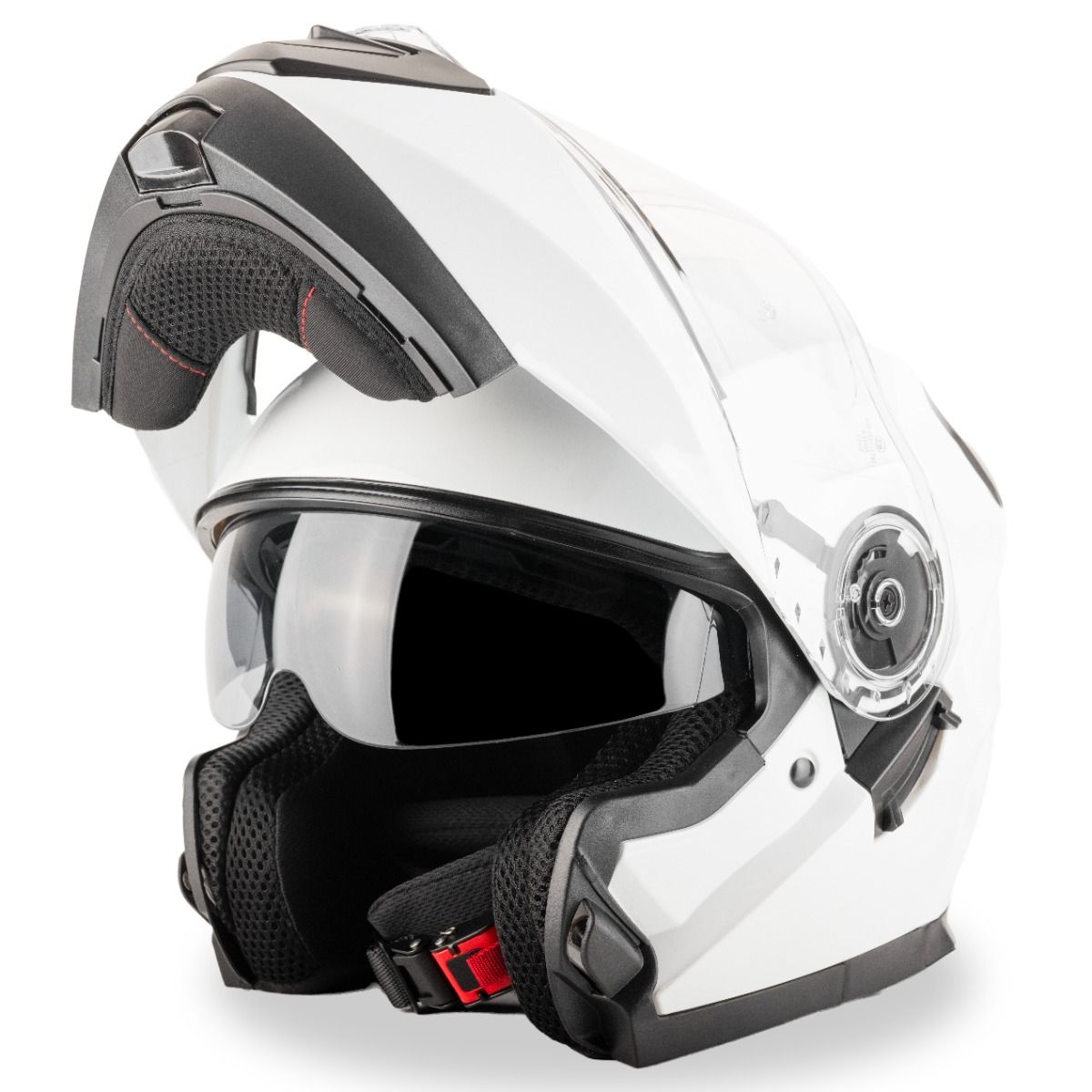 Apex MI200 Klapphelm – inklusive Pinlock – Größe XL – Pearl White