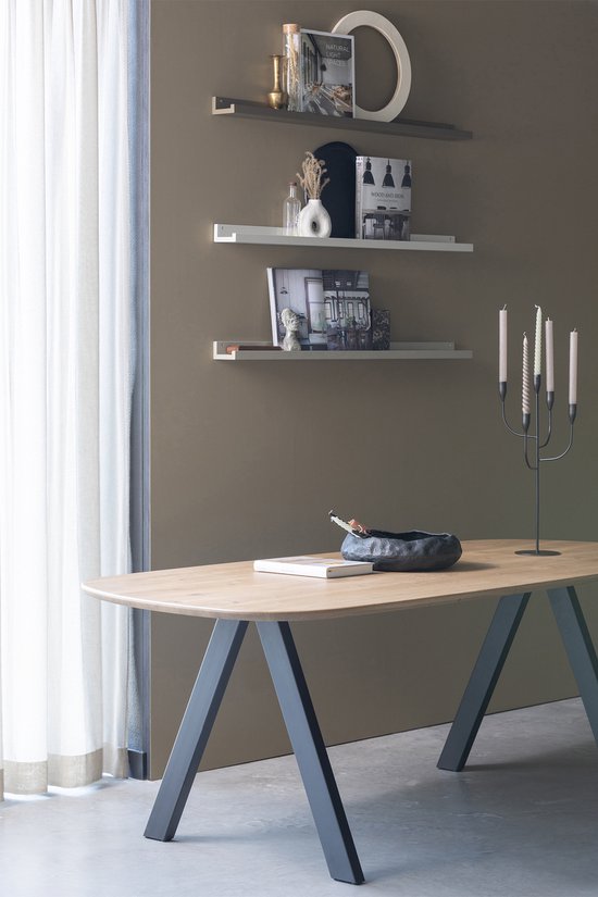 WOOOD Studio Bilderrahmen Regal - MDF - Mist - 6x120x10
