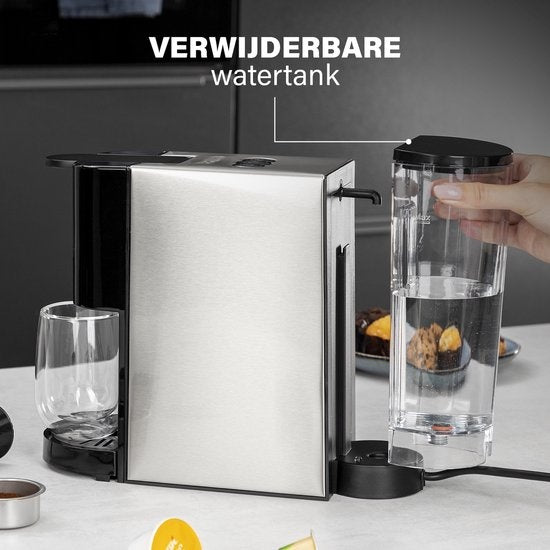 Princess 249450 Multi Capsule Filterkaffeemaschine - Stahl 4-in-1 - Geeignet für mehrere Kaffeesorten