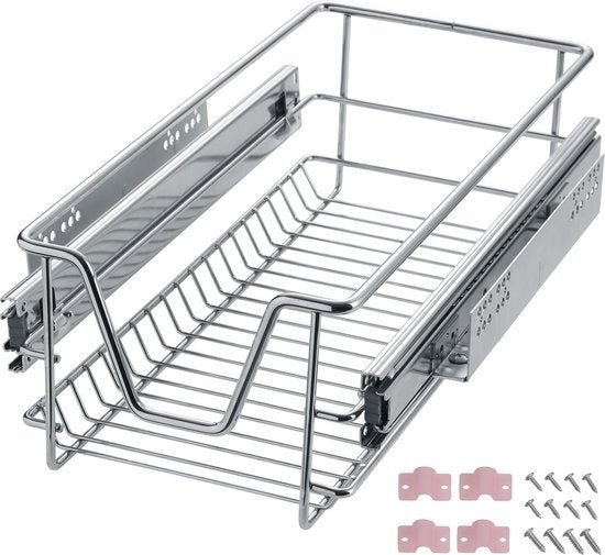 Ausziehbares Teleskop-Küchenregal - für Küchenschrank - 30 cm breit - 402014