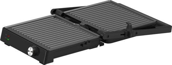 Tomado TGC4002B - Großer Kontaktgrill - Tischgrill - Grillfläche: 28 x 23 cm - Einstellbare Temperatur - Toastvorrichtung - PFAS frei - 2000 W