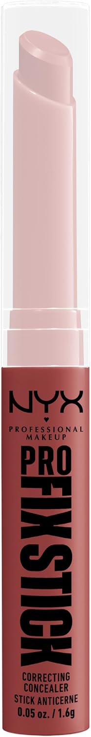 Nyx Professional Makeup Pro Fix Concealer Stick – Brick Red – Korrigiert Augenringe und Hautunreinheiten – 13 x 13 x 110 mm