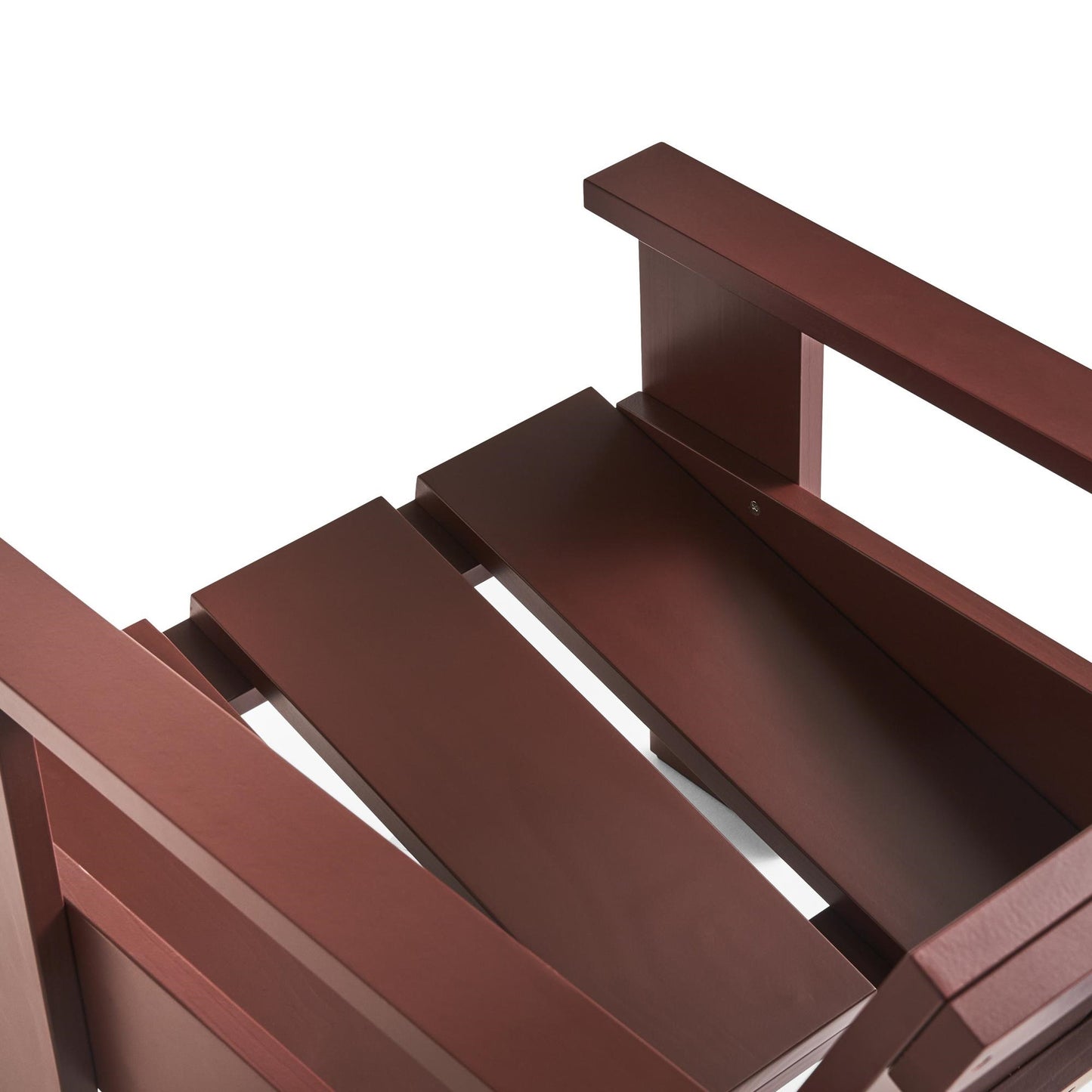 HAY Crate Sessel 64,5x58x77 cm - Eisenrot - Design by Rietveld Originals