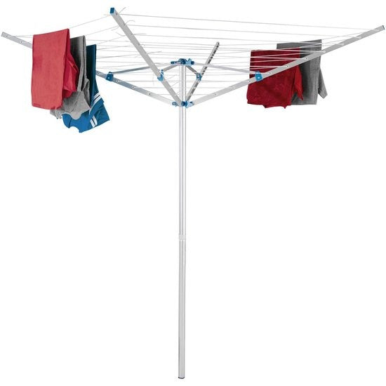 tectake Wäschespinne - 150 x 150 x 196 cm