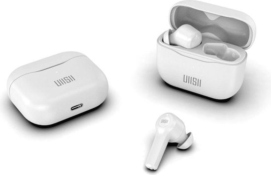 Bluetooth-Kopfhörer 5.0 IPX5 Touch-Steuerung 24 Stunden Autonomie UiiSii weiß