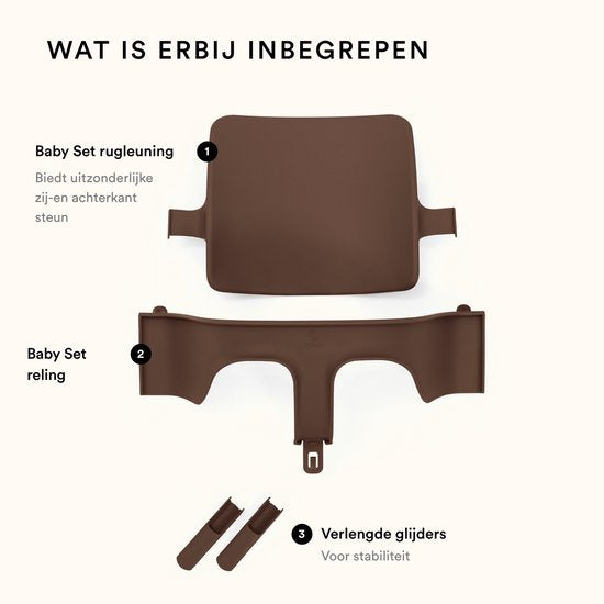 Stokke® Tripp Trapp® Babyset² – Warm Braun