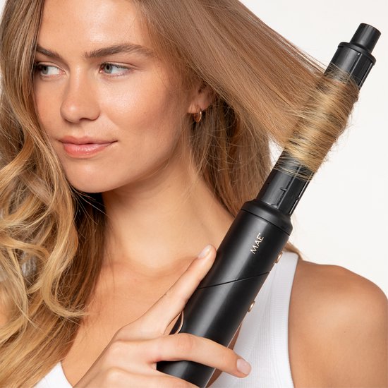 MAE® Airstyler PRO II + Diffusor – 6-in-1-Multistyler mit Lockenstab, Föhn, Lockenbürste und Glättbürste