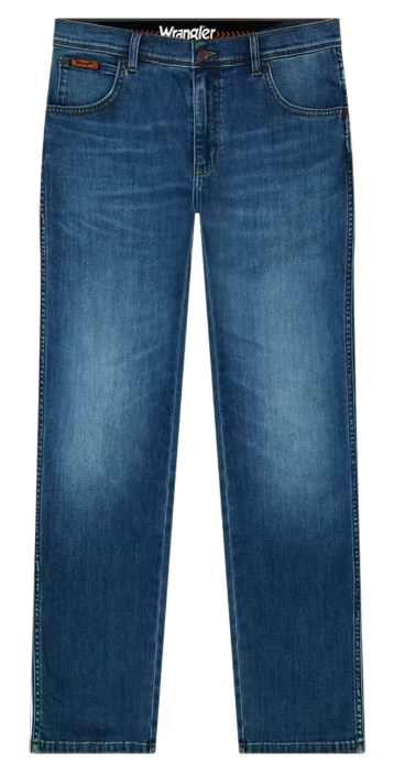 Wrangler Texas Medium Stretch Straight Jean - Grüner Ton - Größe 30×32