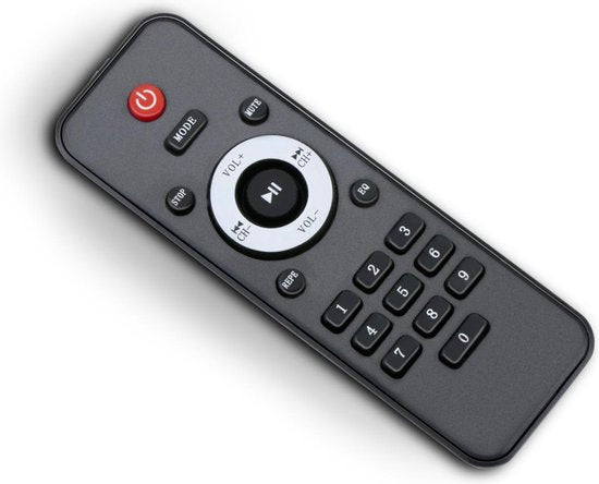 Bluetooth-Lautsprecher mit Mikrofon - Partybox mit Stimmungsbeleuchtung - Musikbox und Karaoke-Set - Party-Lautsprecher mit Bluetooth-, Aux- und USB-Eingängen - leicht zu transportieren mit Tragegriff - Schwarz