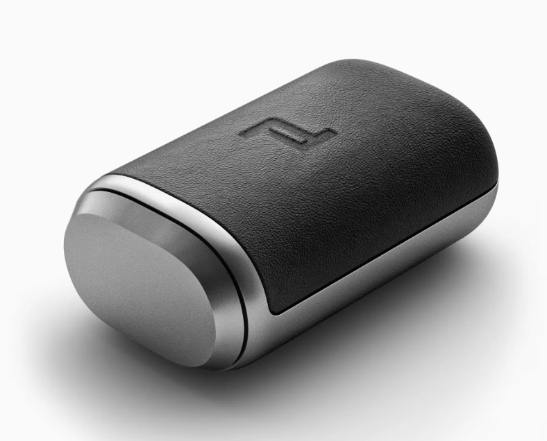 Porsche Design kabellose In-Ear-Bluetooth-5.0-Ohrhörer, grau – Premium-Designer-Ladeetui