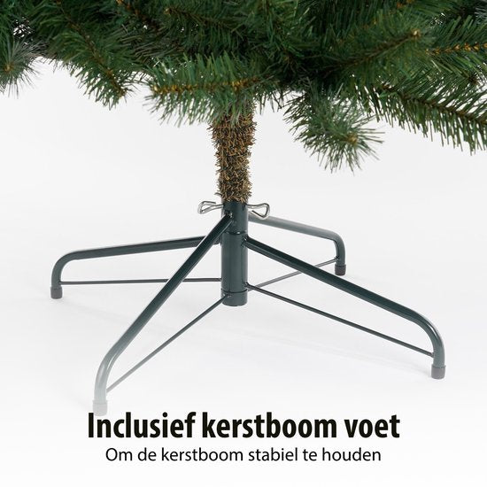 Black Box Trees Toronto Deluxe Weihnachtsbaum – Kunstbaum mit üppiger Optik und 1562 Zweigen – Weihnachtsdekoration für den Innenbereich – Klappkonstruktion zum schnellen Aufstellen – H 230 x Ø 155 cm – Grün