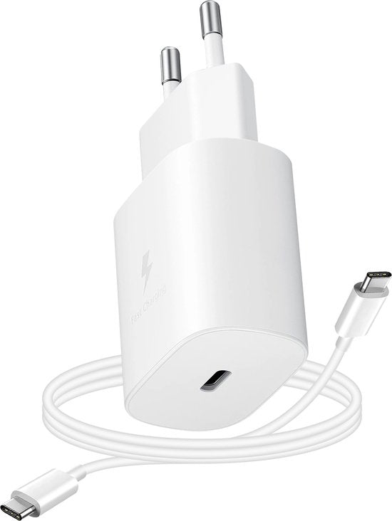 Samsung USB-C-Adapter mit Kabel – 15 W – 1 m – Weiß