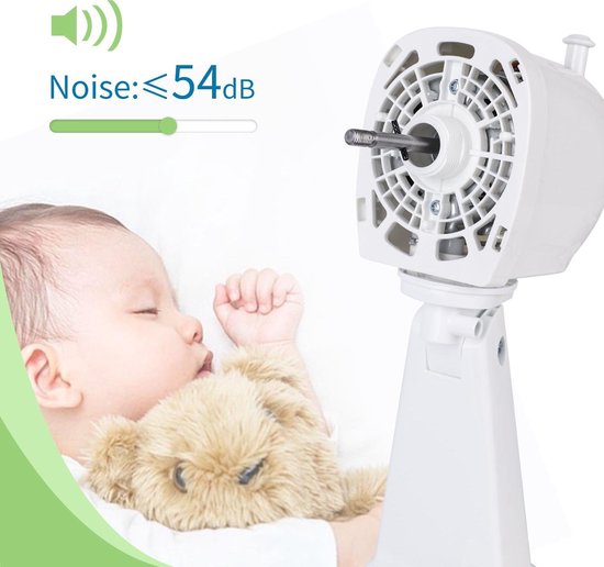 Aigostar Vicki 33JTN – Tischventilator – Perlmuttweiß