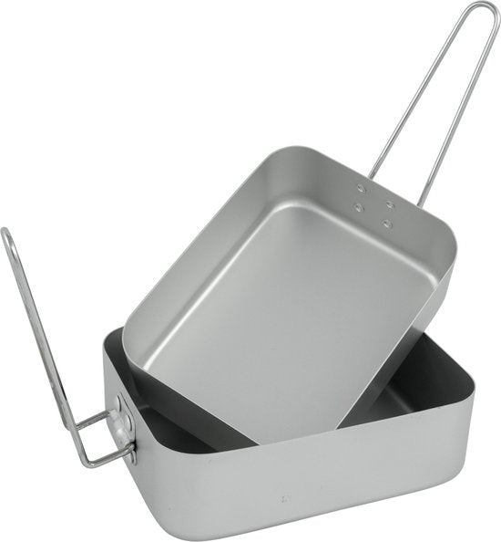 Bo-Trail Kochgeschirrset – Gamelle – 2-teilig – Aluminium