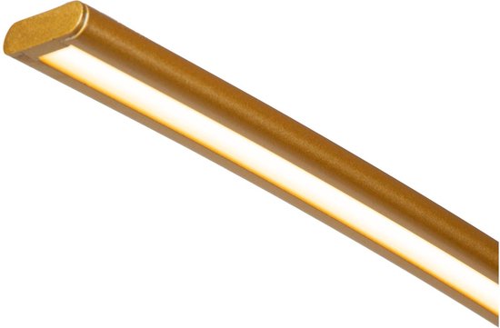 Lucide CURVE – Bogenlampe – LED, dimmbar – 1x15 W, 2700 K – Mattgold / Messing