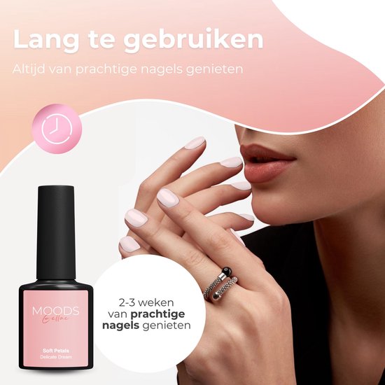 Moods Gellac 6-teiliges Set - Gel-Nagellack Starter Pack - Gel-Nagellack - 8ML - Soft Petals - Gellac - Nägel - Chic Colours